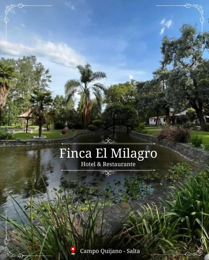 Hotel Finca El Milagro Salta Exterior foto